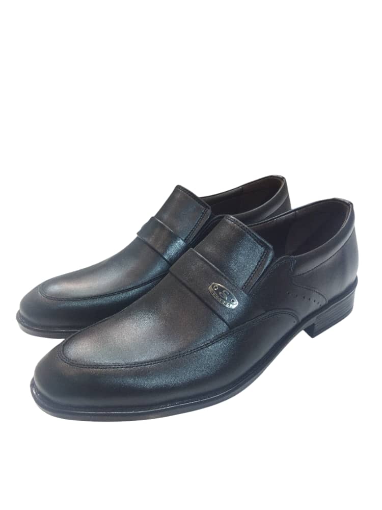 کفش مجلسی مردانه چرم طبیعی بی بند (113)