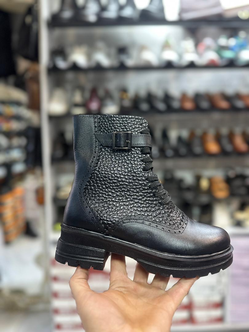 بوت آسمان تمام چرم طبیعی زنانه