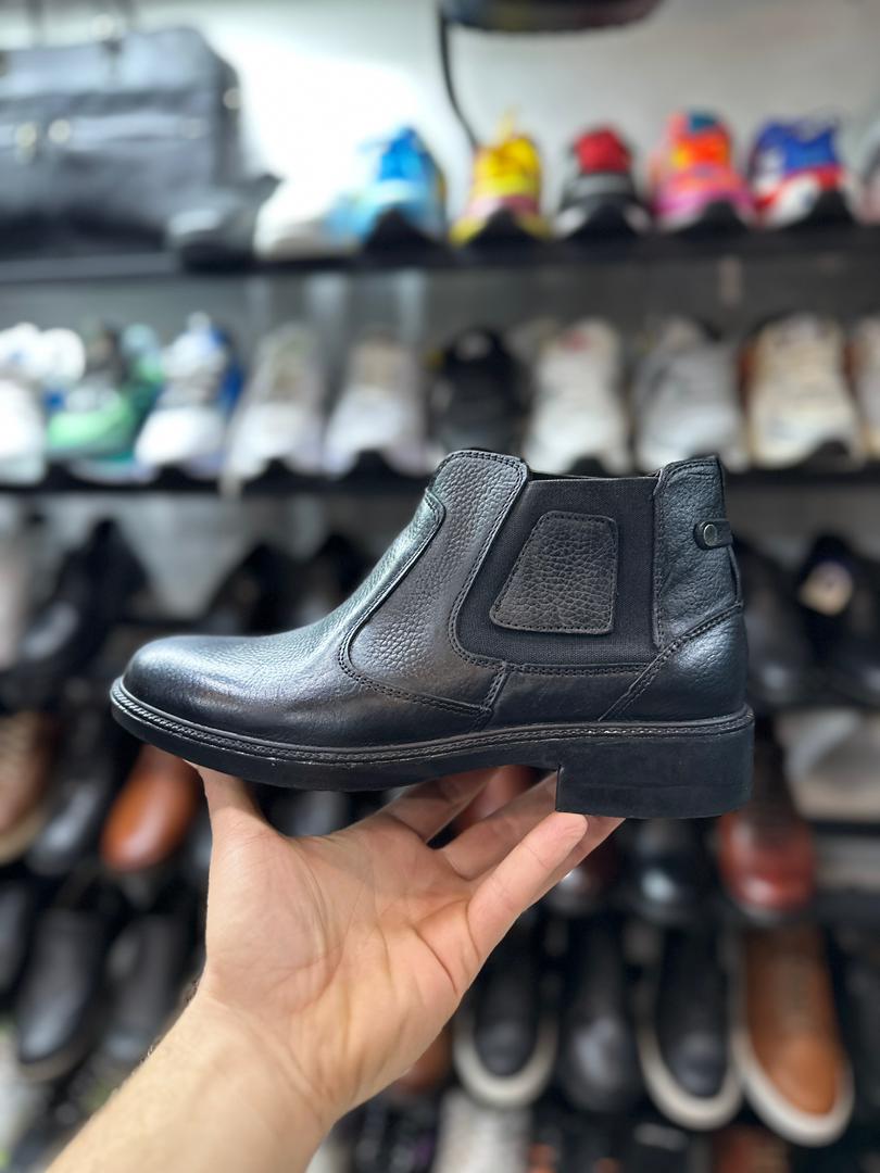 نیم بوت چرم طبیعی دو طرف کش(تبریز)